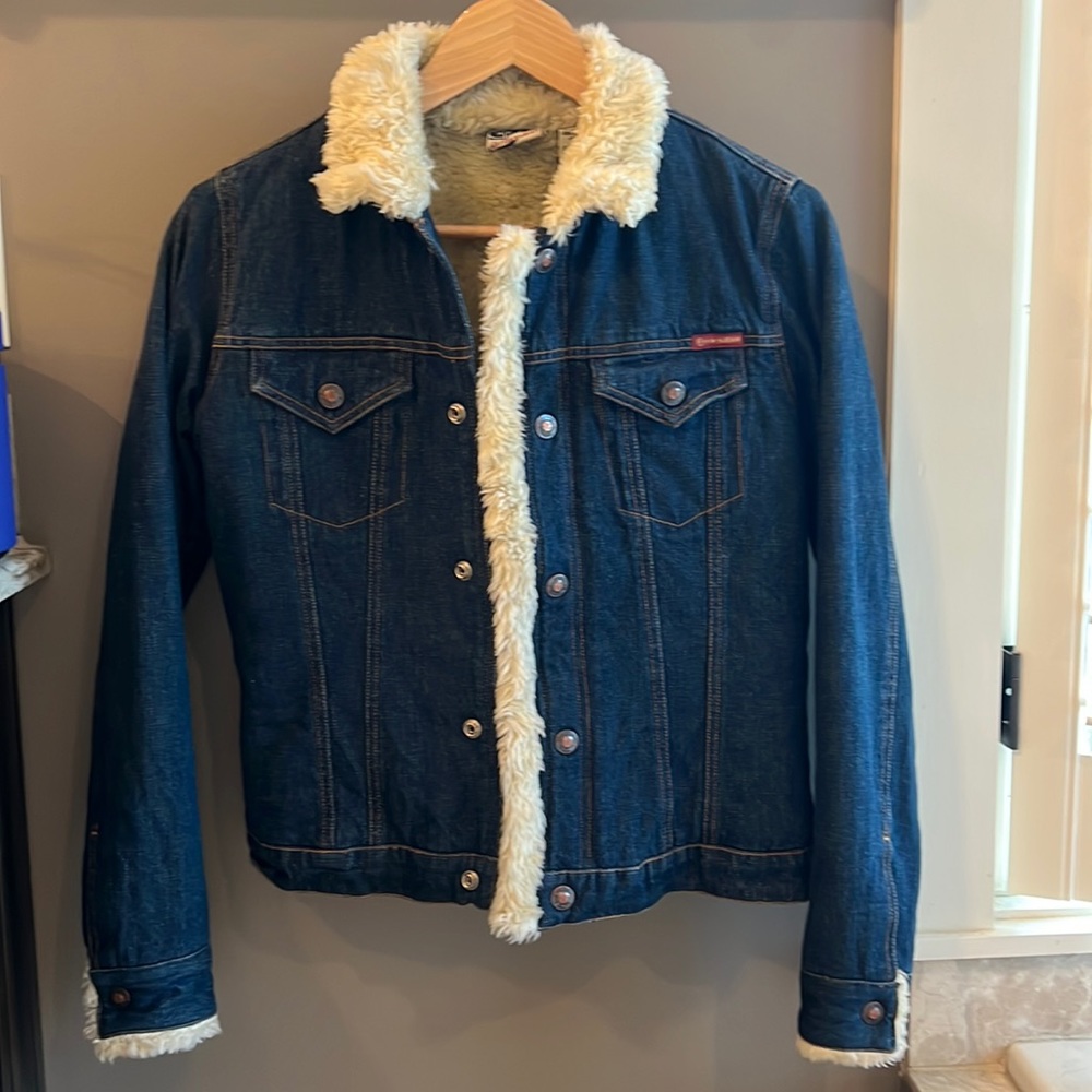 Roxy Sherpa lined jean jacket